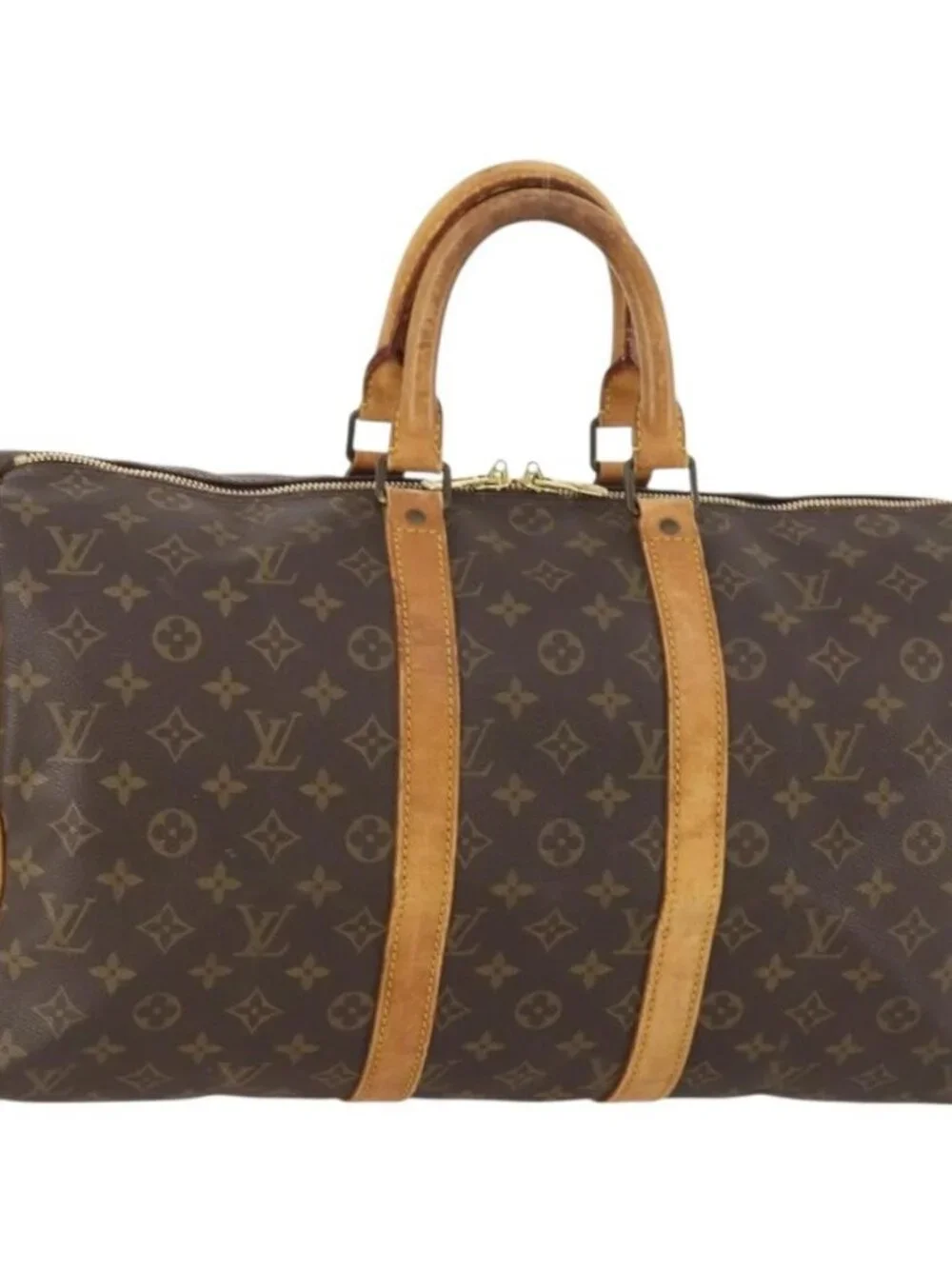 LOUIS VUITTON Monogram Keepall 45 Boston Bag M41428 LV Auth BA10838